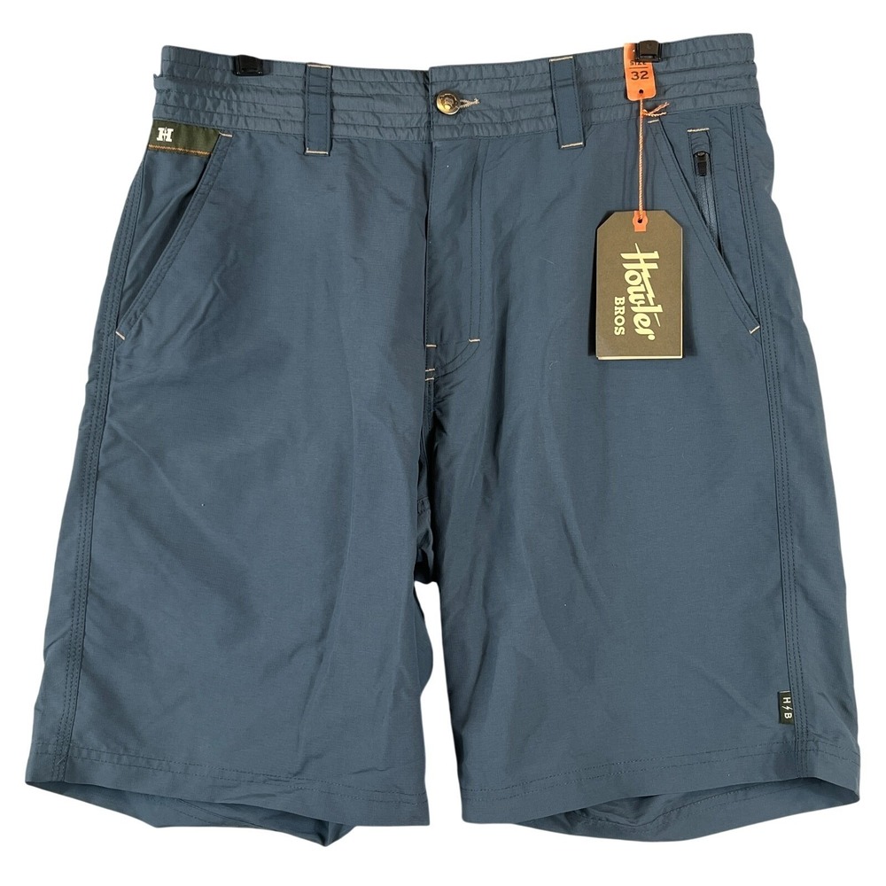 NWT Howler Bros Mens 32 Horizon Hybrid Shorts 2.0 Petrol Blue Ripstop Nylon Hike
